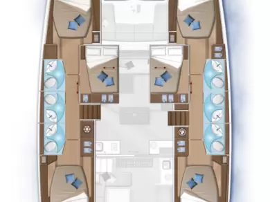 Yacht charter Alimos billig Lagoon 50