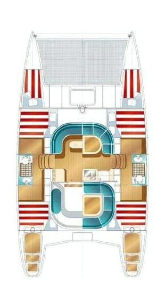 Yacht charter Corazón de Jesús Island billig Nautitech 40 Open 