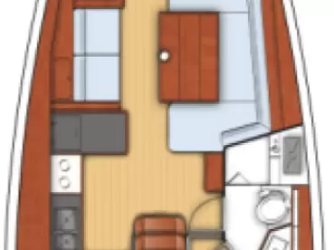 Uthyrning Segelbåt  Bénéteau med en båtlicens 