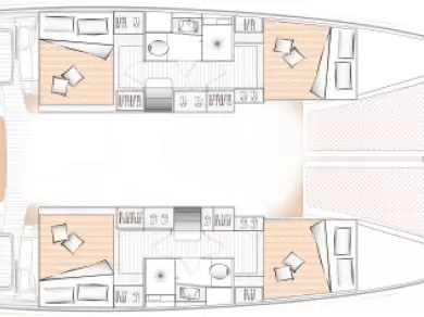 Yacht charter Lefkáda billig Excess 11