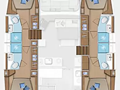 Yacht charter Alimos billig Lagoon 46