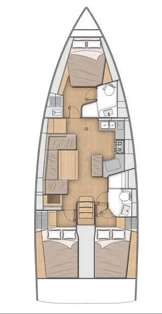Hyr en Bénéteau Oceanis 40.1 Zadar 