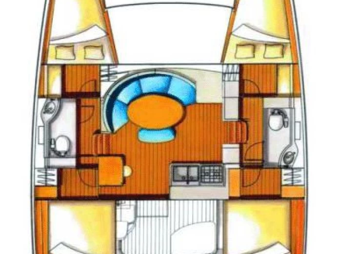 Lagoon Lagoon 380 S2 charter bareboat eller skeppad i Kos 