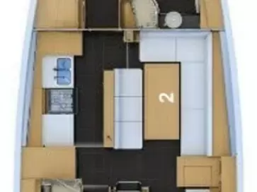 Uthyrning Segelbåt  Jeanneau med en båtlicens 