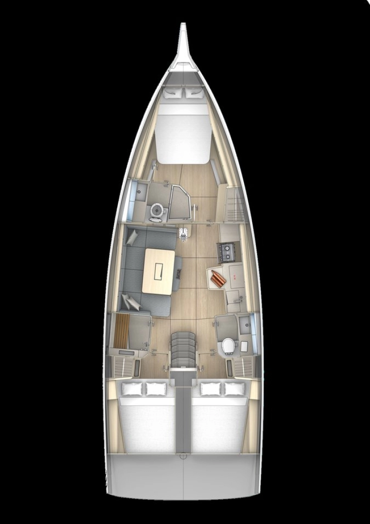 Hyra Segelbåt  med eller utan skeppare Dufour Frenchtown 