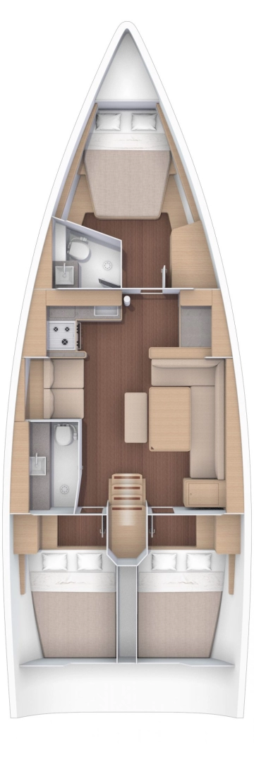 Dufour Dufour 430 charter bareboat eller skeppad i Road Town