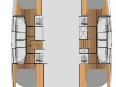 Uthyrning Katamaran  Fountaine Pajot med en båtlicens 