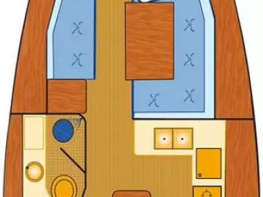 Jeanneau Sun Odyssey 379 charter bareboat eller skeppad i Flensburg