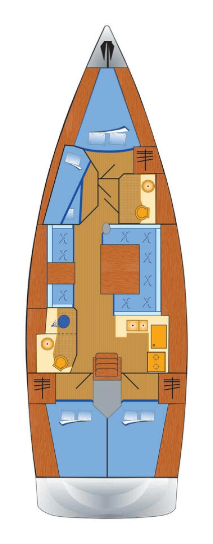 Jeanneau Sun Odyssey 439 charter bareboat eller skeppad i Heiligenhafen
