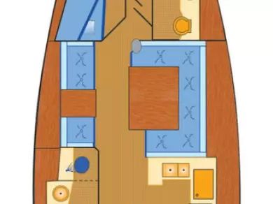 Jeanneau Sun Odyssey 439 charter bareboat eller skeppad i Heiligenhafen