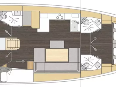 Yacht charter Fethiye billig Bavaria C46