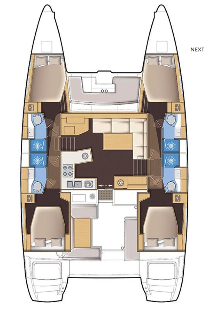 Lagoon Lagoon 450 Sport Top charter bareboat eller skeppad i Mai Khao