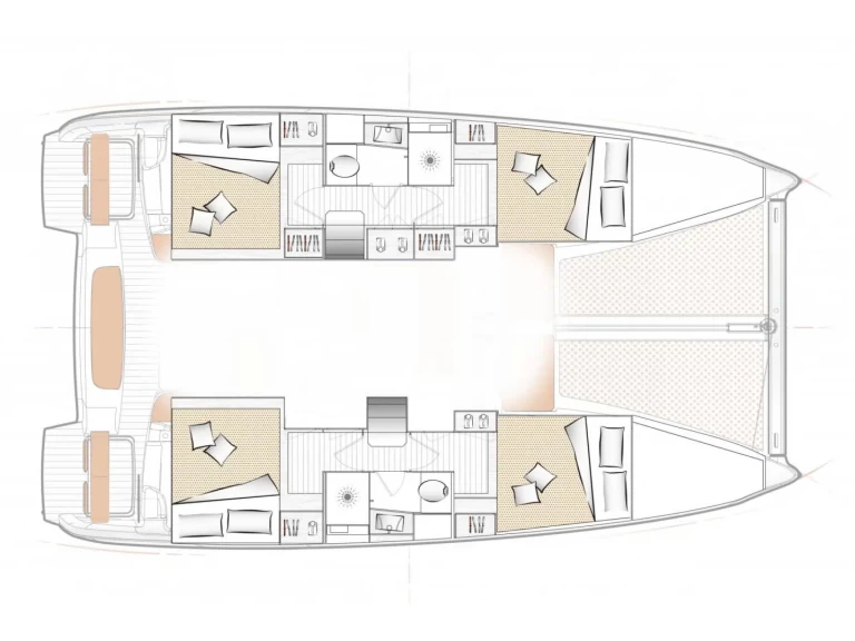 Hyra Katamaran  med eller utan skeppare Excess Papeete 